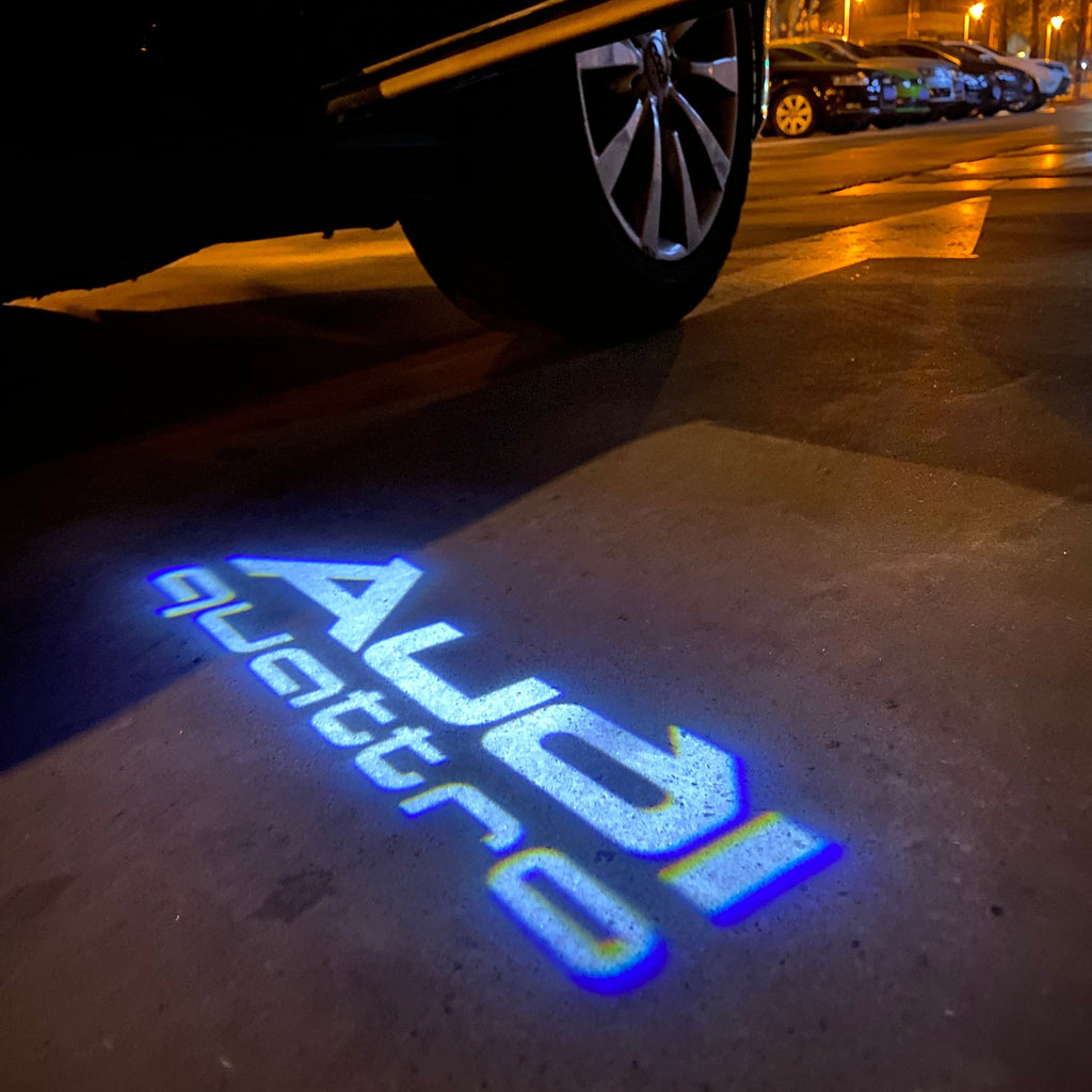 AUDI LOGO PROJECTOT LIGHTS Nr.19 (quantità 1 = 2 Logo Films /2 luci porta)