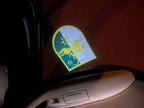 Abkhazia  National Flag  logo door lights (quantity 1 = 1 sets / 2 logo film /  Can replace of lights  other logos )