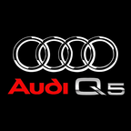 PROJECTEUR AUDI LOGO LIGHTS Nr.48 (quantité 1 = 2 Logo Films / 2 portes lumières)