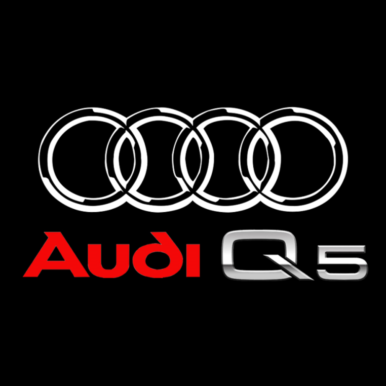 PROJECTEUR AUDI LOGO LIGHTS Nr.48 (quantité 1 = 2 Logo Films / 2 portes lumières)