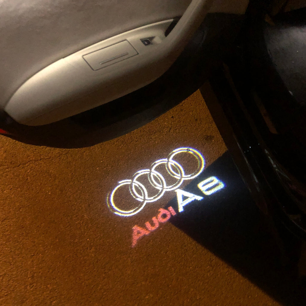 AUDI LOGO PROJECTOT LIGHTS Nr.46 (quantità 1 = 2 Logo Film /2 porta luci)