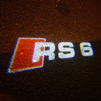 AUDI LOGO PROJECTOT LIGHTS Nr.55 (quantité 1 = 2 Logo Films /2 feux de porte)