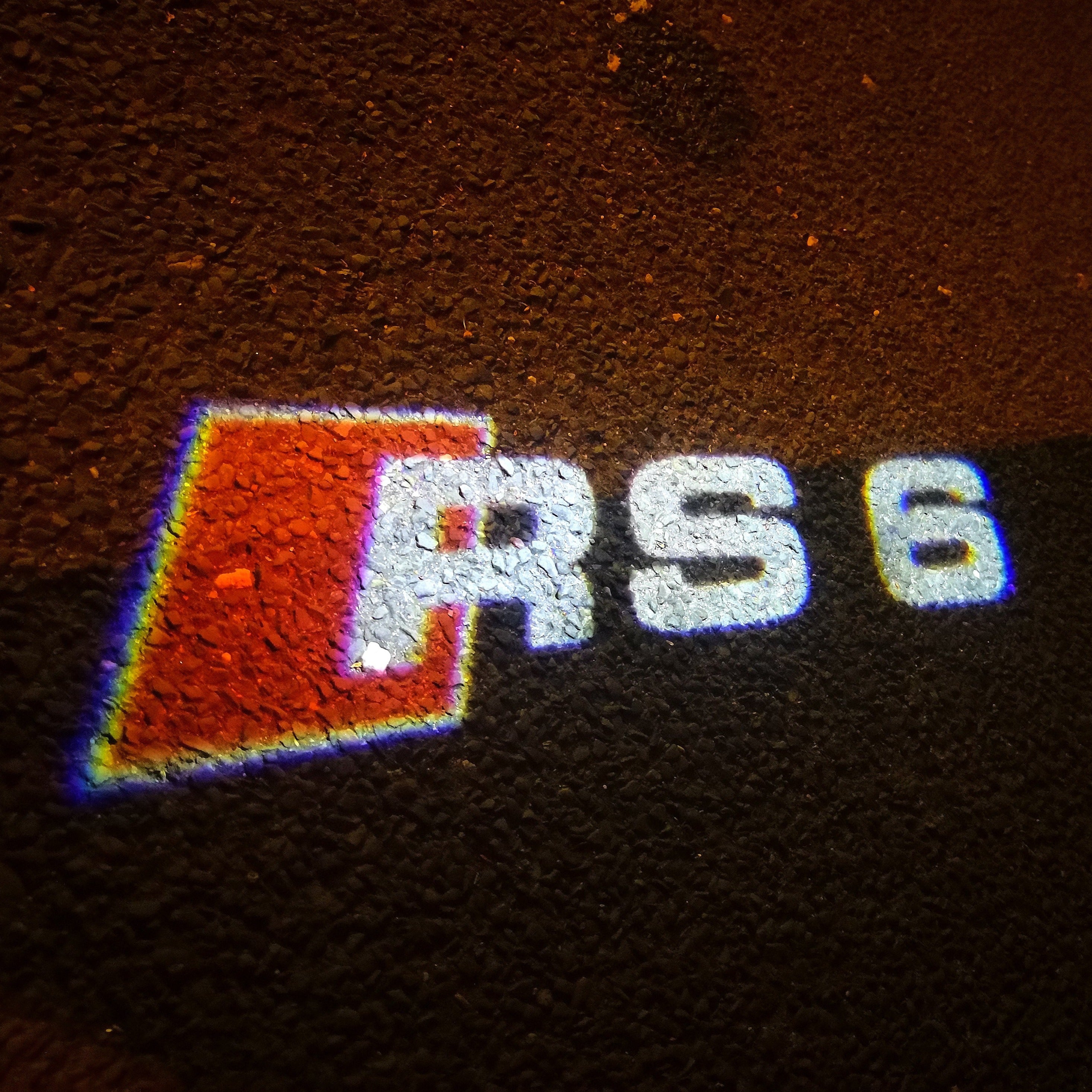 AUDI LOGO PROJECTOT LIGHTS Nr.55 (quantité 1 = 2 Logo Films /2 feux de porte)