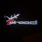 AUDI ALLROAD GECKO LOGO PROJECTOR LIGHTS Nr.147 (quantité 1 = 2 films de logo et 2 lumières de porte)