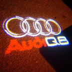 AUDI LOGO PROJECTOT LIGHTS Nr.50 (quantité 1 = 2 Logo Films /2 feux de porte)