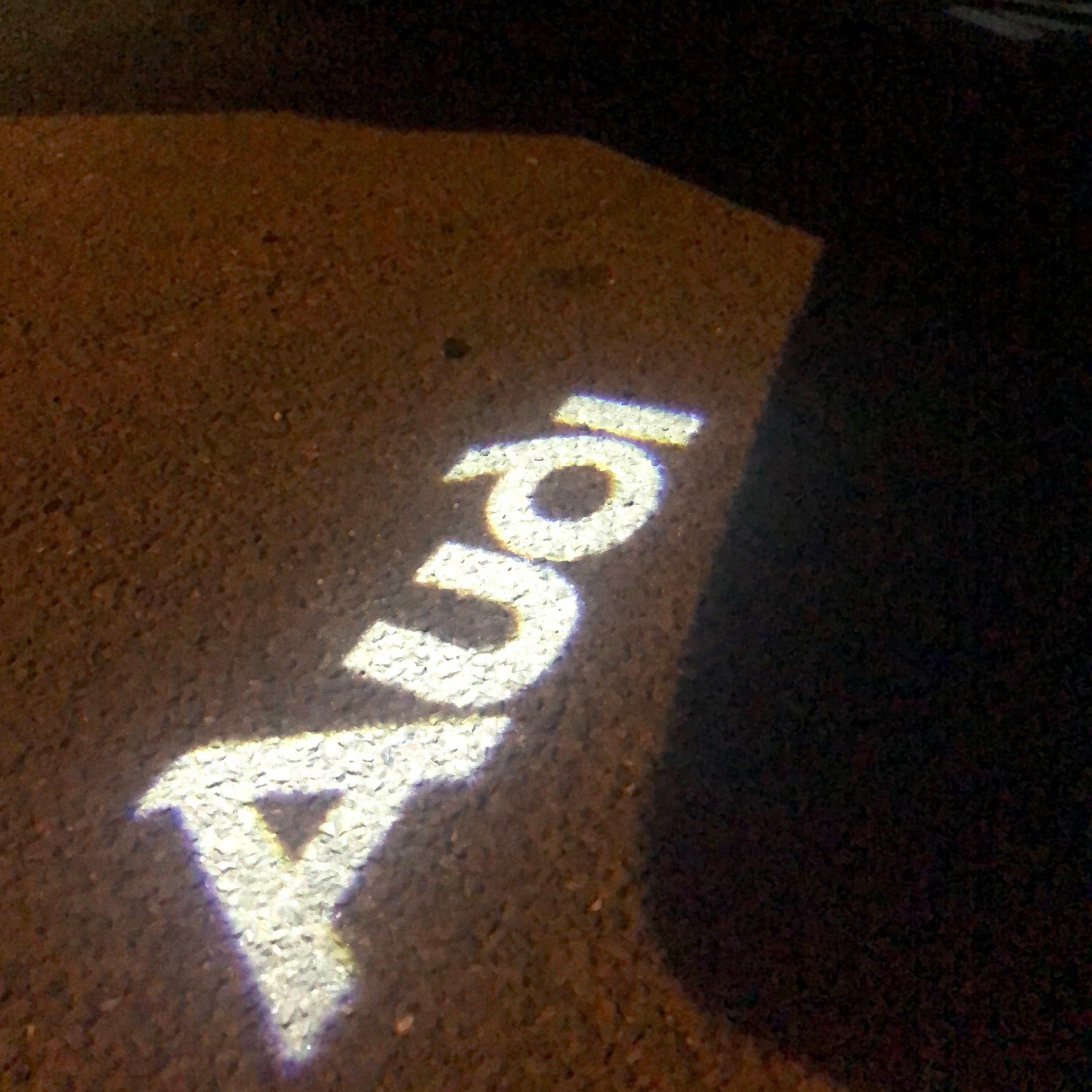 AUDI LOGO PROJECROTR LIGHTS Nr.02 (Menge 1 = 2 Logo Films /2 Türlichter im Kombi 652899;