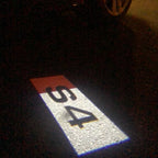 AUDI LOGO PROJECTOT LIGHTS Nr.131 (quantité 1 = 2 Logo Films /2 feux de porte)