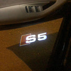 LAMPES DE PROJECTEUR AUDI LOGO N ° 26 (quantité 1 = 2 films de logo / 2 lumières de porte)