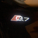 LAMPES DE PROJECTEUR AUDI LOGO N ° 79 (quantité 1 = 2 films de logo / 2 lumières de porte)