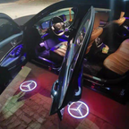 MERCEDES BENZ LOGO PROJECTOT LIGHTS Nr.12 (الكمية 1 = 1 مجموعات/2 أضواء الباب)
