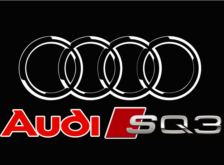 AUDI LOGO PROJECTOT LIGHTS Nr.254 (quantité 1 = 2 Logo Films /2 feux de porte)