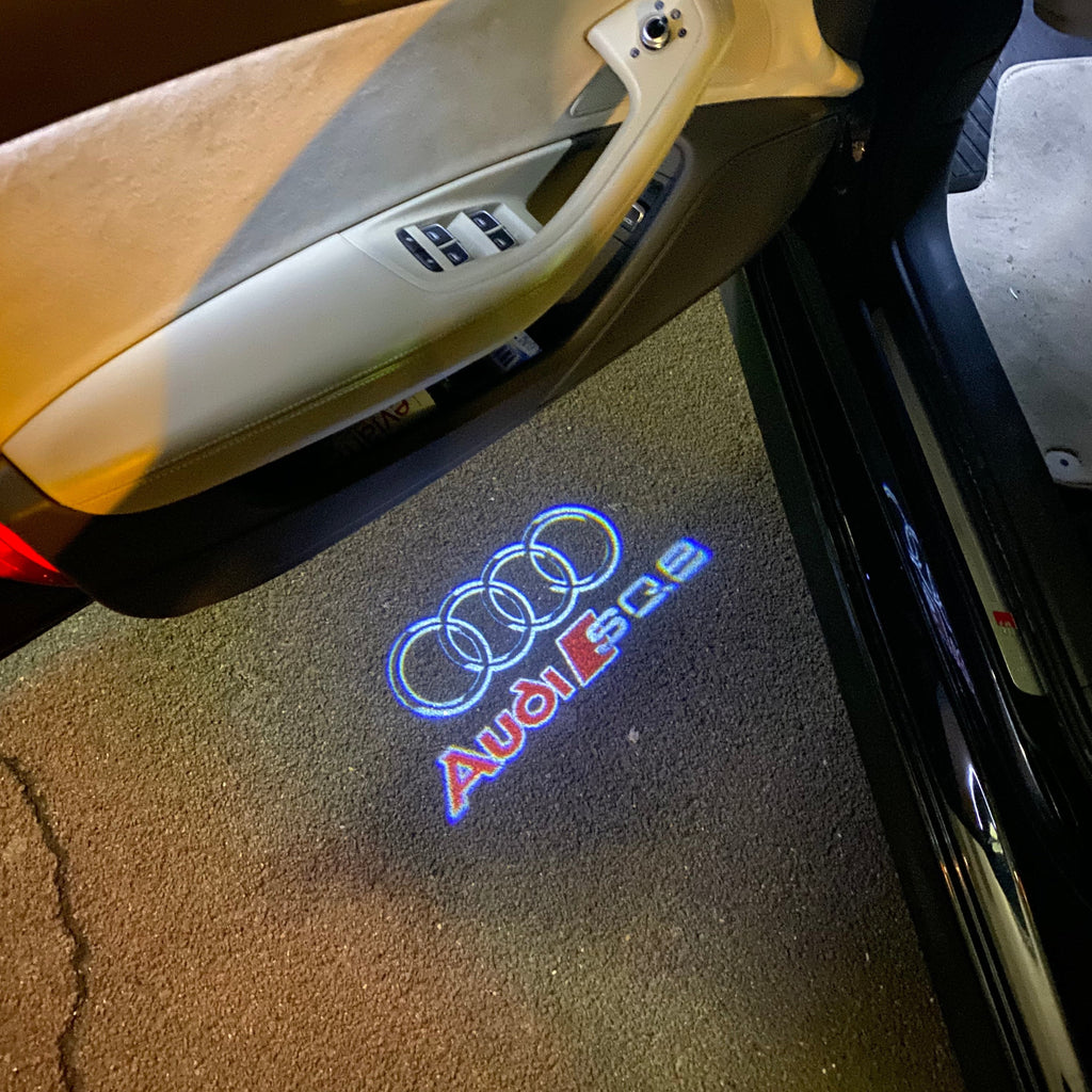 Lampe de projection du logo Audi no 255 (qty.1 = 2 films de logo / 2 lampes de porte)