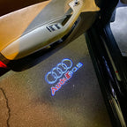 Lampe de projection du logo Audi no 255 (qty.1 = 2 films de logo / 2 lampes de porte)