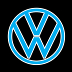 Volkswagen Door lights Logo Nr. 157 ( quantité 1 = 2 logo film / 2 feux de porte)