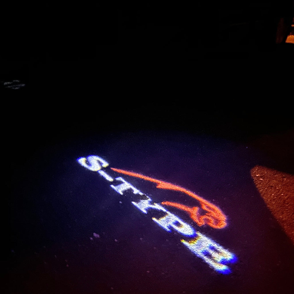 JAGUAR LOGO PROJECTOR LIGHTS Nr.108 (quantité 1 = 1 jeux / 2 lumières de porte)