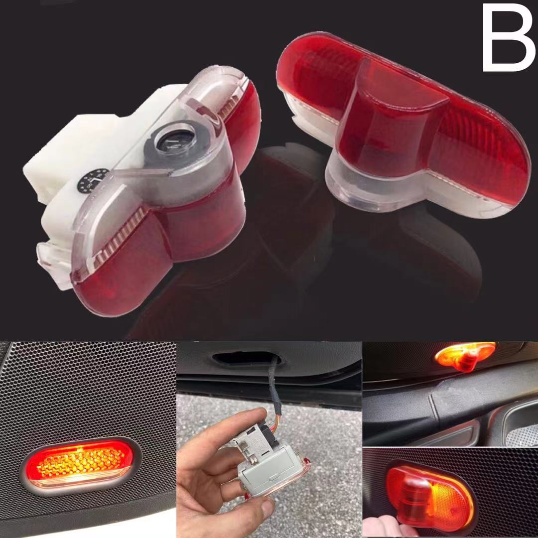 SKODA SPORT LINE LOGO PROJECTOT LIGHTS Nr.67 (cantidad 1 = 2 logo película / 2 luces de puerta)
