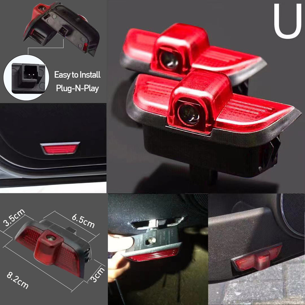 MERCEDES BENZ LOGO PROJECTOT LIGHTS Nr.03 (cantidad 1 = 1 juego/2 luces de puerta)