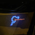 PROJECTEUR AUDI LOGO LIGHTS Nr.31 (quantité 1 = 2 Logo Films / 2 feux de porte)