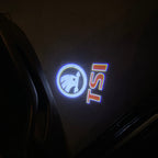 SKODA LOGO PROJECTOT LIGHTS Nr.09 (quantité 1 = 2 Logo Film / 2 feux de porte)