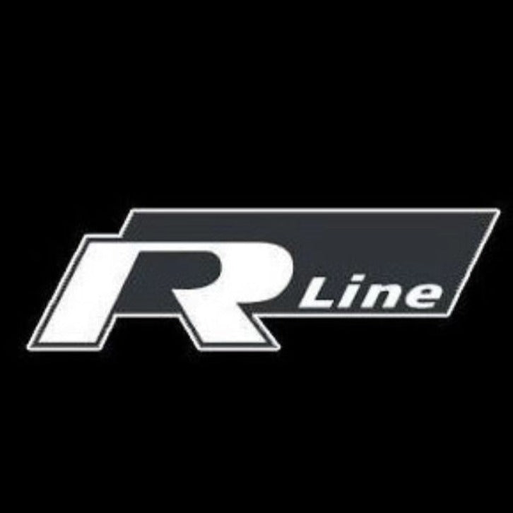 Volkswagen Door lights R LINE Logo Nr. 52 (cantidad 1 = 2 logo films /2 luces de puerta)