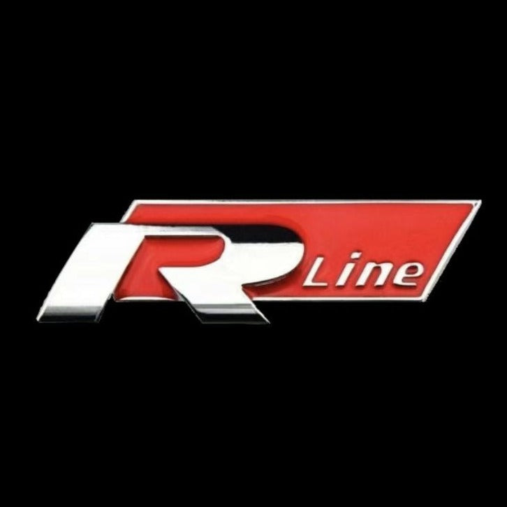 Volkswagen Door luces R LINE Logo Nr. 50 (cantidad 1 = 2 Logo Films /2 luces de puerta)
