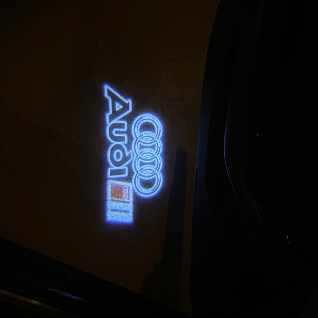 AUDI LOGO PROJECTOT LIGHTS Nr.19 (quantità 1 = 2 Logo Films /2 luci porta)