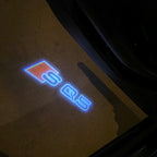 AUDI LOGO PROJECTOT LIGHTS Nr.19 (quantità 1 = 2 Logo Films /2 luci porta)