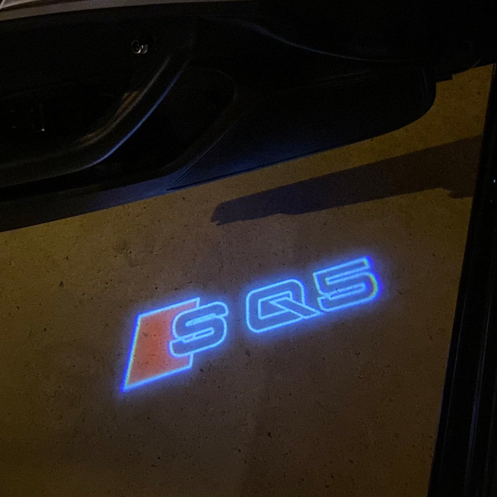 AUDI LOGO PROJECTOT LIGHTS Nr.19 (quantità 1 = 2 Logo Films /2 luci porta)