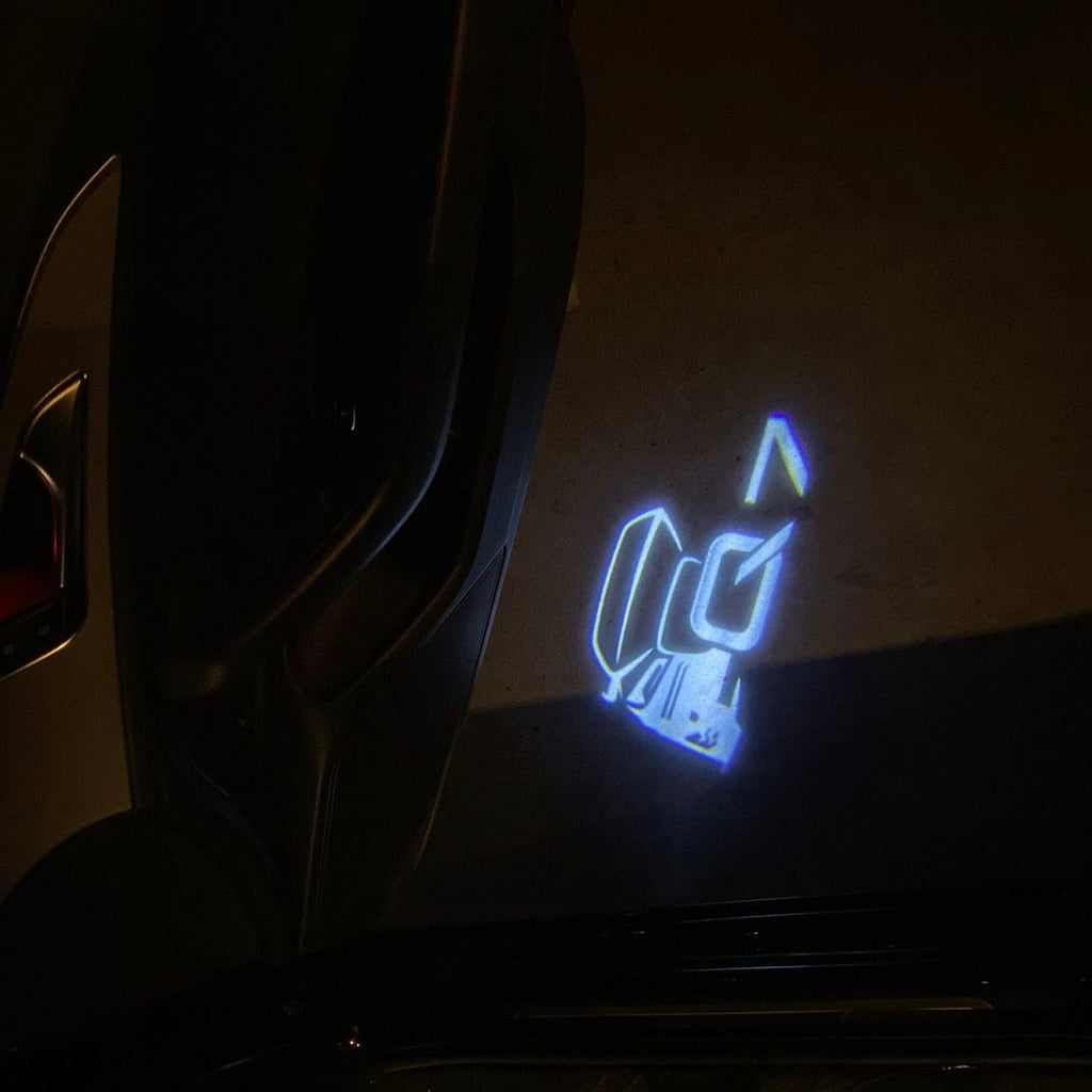 AUDI LOGO PROJECTOT LIGHTS Nr.19 (quantità 1 = 2 Logo Films /2 luci porta)