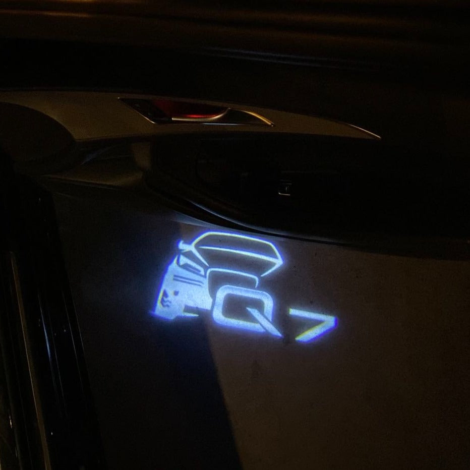 AUDI LOGO PROJECTOT LIGHTS Nr.19 (quantità 1 = 2 Logo Films /2 luci porta)