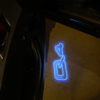 AUDI LOGO PROJECTOT LIGHTS Nr.19 (quantità 1 = 2 Logo Films /2 luci porta)