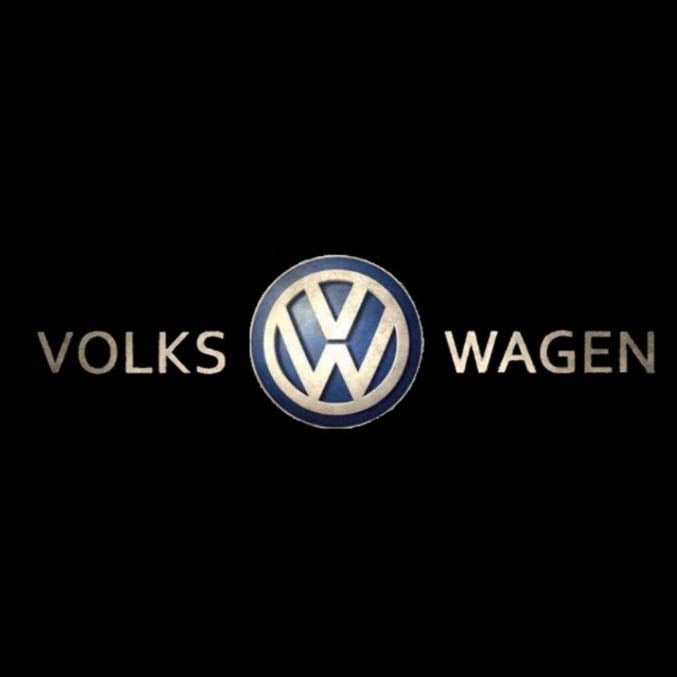 Volkswagen Luces de puerta Logo Nr. 05 (cantidad 1 = 2 películas con logo / 2 luces de puerta)