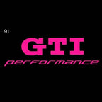 GTI PERFORMANCE Logo DOOR LIGHTS Nr. 18 (quantité 1 = 2 film de logo / 2 lumières de porte)