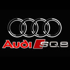 Lampe de projection du logo Audi no 255 (qty.1 = 2 films de logo / 2 lampes de porte)
