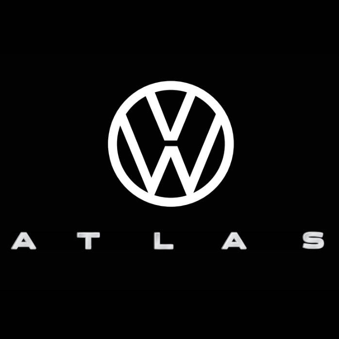 Feux de porte Volkswagen Logo Nr. 162 (quantité 1 = 2 film de logo / 2 lumières de porte)