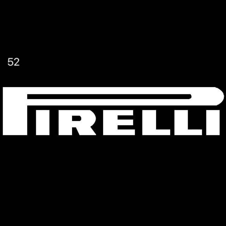 Volkswagen Porta luci PIRELLI Logo Nr. 43 (quantità 1 = 2 Logo Film /2 luci)