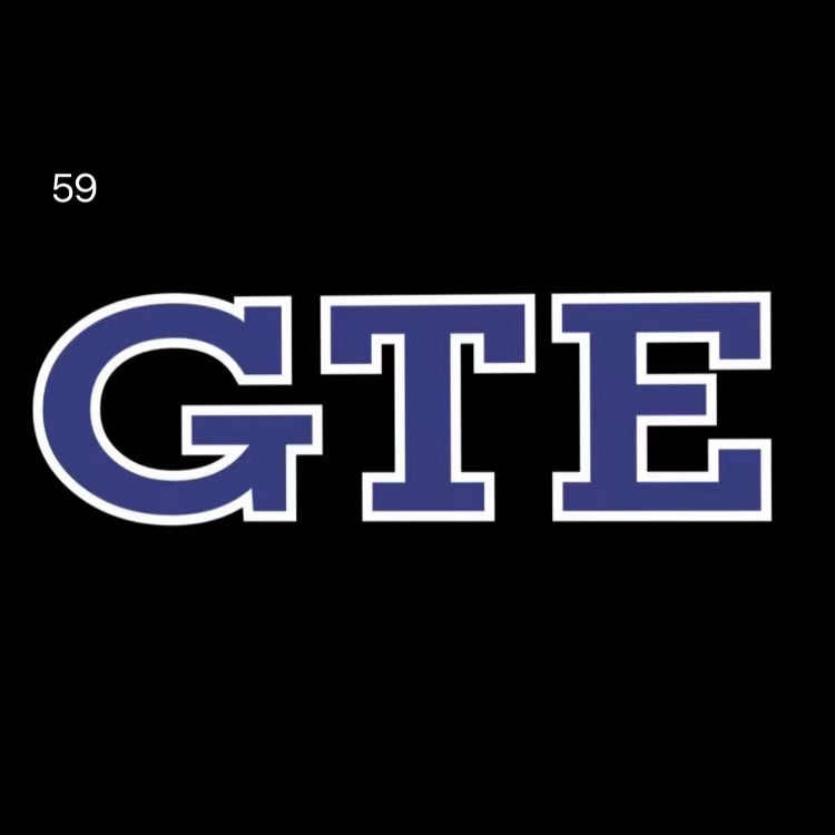 Volkswagen Door luces GTE Logo Nr. 44 (cantidad 1 = 2 Logo Films /2 luces de puerta)