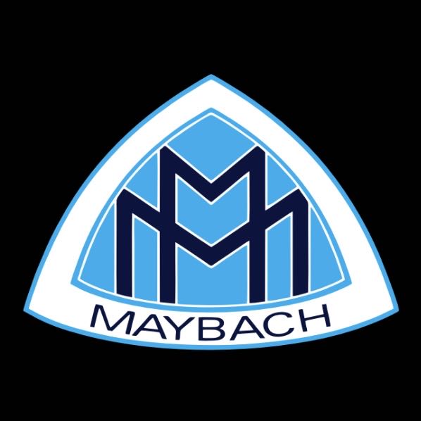 No 28 Maybach sign projection Light (qty. 1 = 2 sign film / 2 Door Lights)