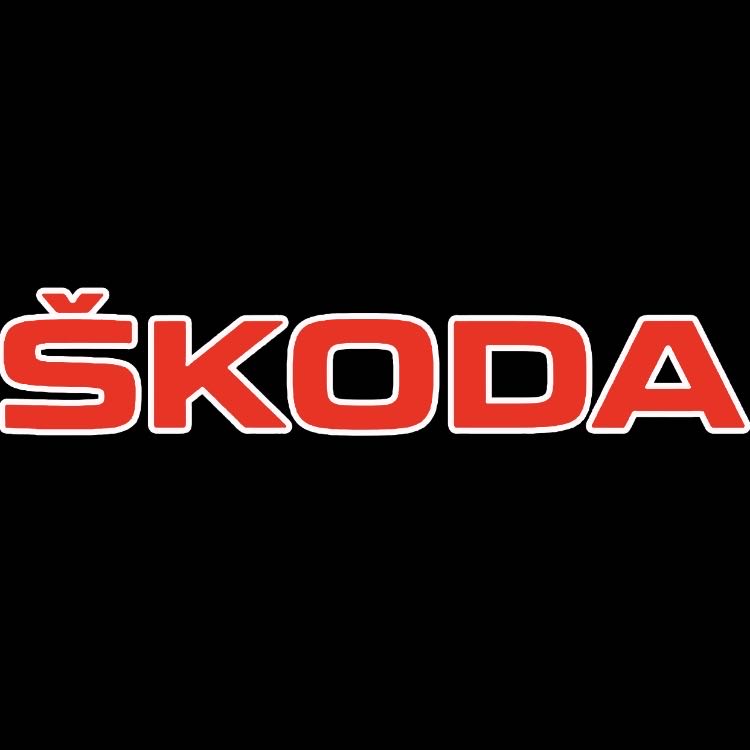 LUCI PROIETTORI LOGO SKODA Nr.40 (quantità 1 = 2 Logo Film / 2 luci porta)