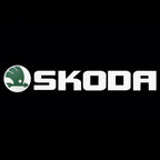 SKODA LOGO PROJECTOR LIGHTS Nr.85 (quantité 1 = 2 Film Logo / 2 lumières de porte)