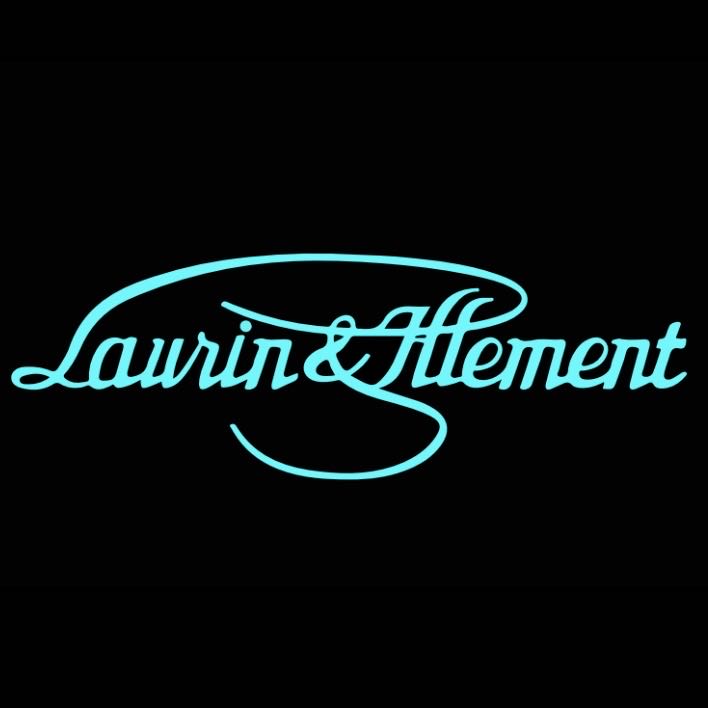 SKODA Laurin & Klement LOGO LOGO PROJECTOR LIGHTS Nr.19 (quantité 1 = 2 Logo Films / 2 portes lumières)