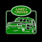 LUCES DE PROYECTOR CON LOGO Land Rover Nr.04 (cantidad 1 = 1 juegos / 2 luces de puerta)