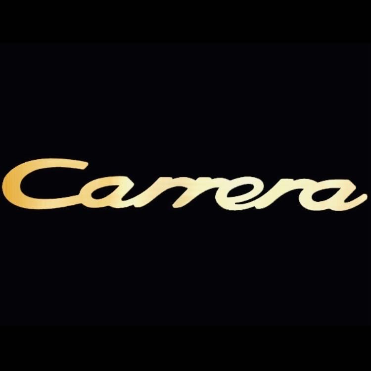 PORSCHE Carrera LOGO PROJECTOT LIGHTS Nr.33 (Menge 1 = 2 Logo Film / 2 Türleuchten)