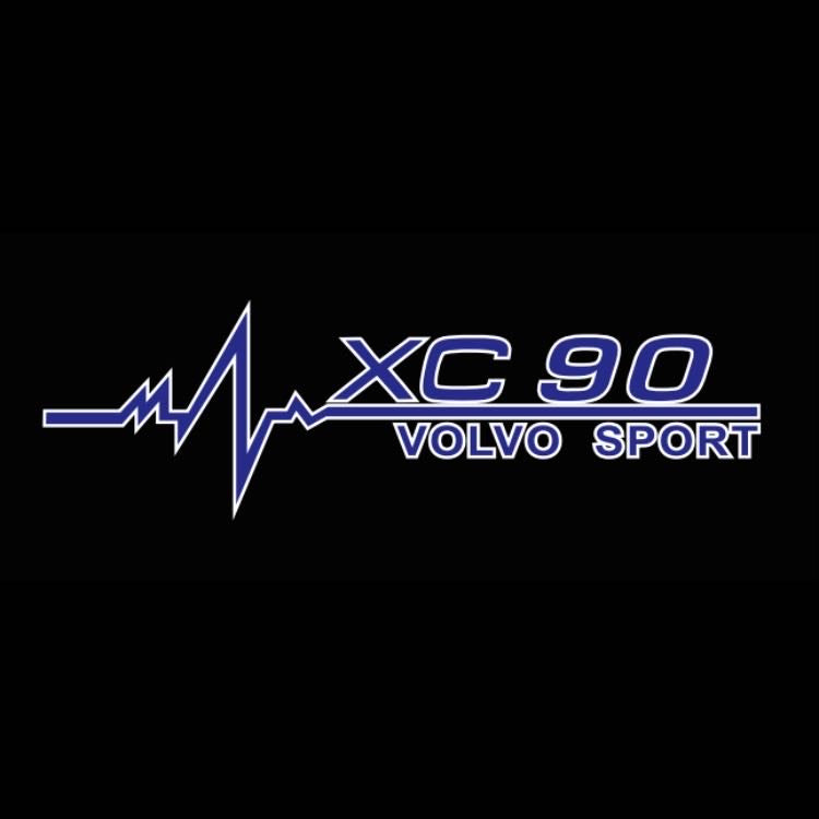 XC 90 LOGO PROJECROTR أضواء Nr.44 (الكمية 1 = 2 شعار فيلم / 2 أضواء الباب)