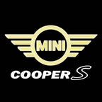 MINI COOPER S LOGO PROJECROTR LIGHTS Nr.139 (Menge 1 = 2 Logo Film / 2 Türleuchten)