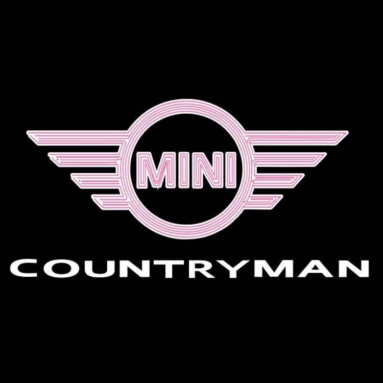 LUCI PROIETTORI LOGO MINI COUNTRYMAN Nr.147 (quantità 1 = 2 Logo Film / 2 luci porta)