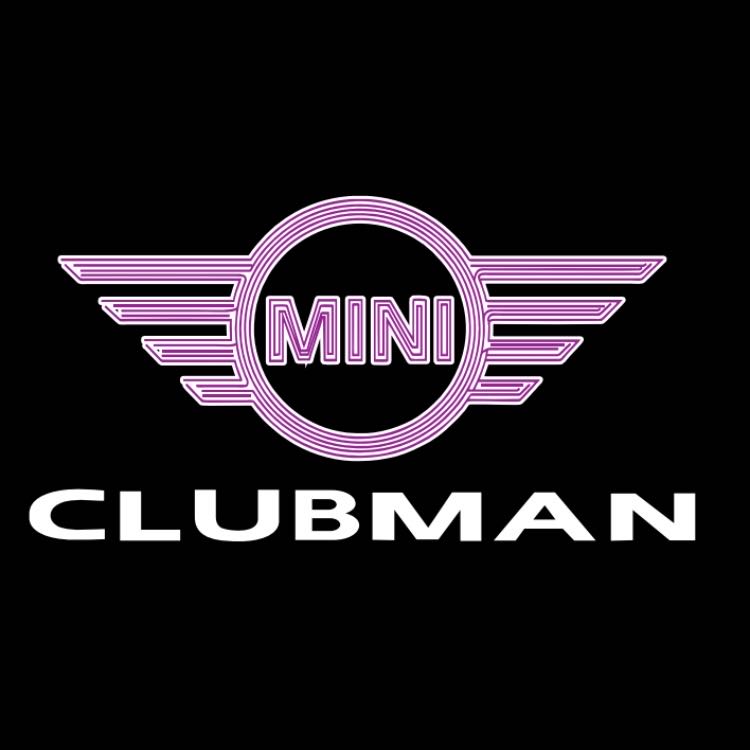 CLUBMAN LOGO PROJECROTR LIGHTS Nr.140 (Menge 1 = 2 Logo Film / 2 Türleuchten)
