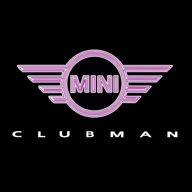 MINI CLUBMAN LOGO PROJECROTR LIGHTS Nr.143 (quantité 1 = 2 Logo Film / 2 feux de porte)