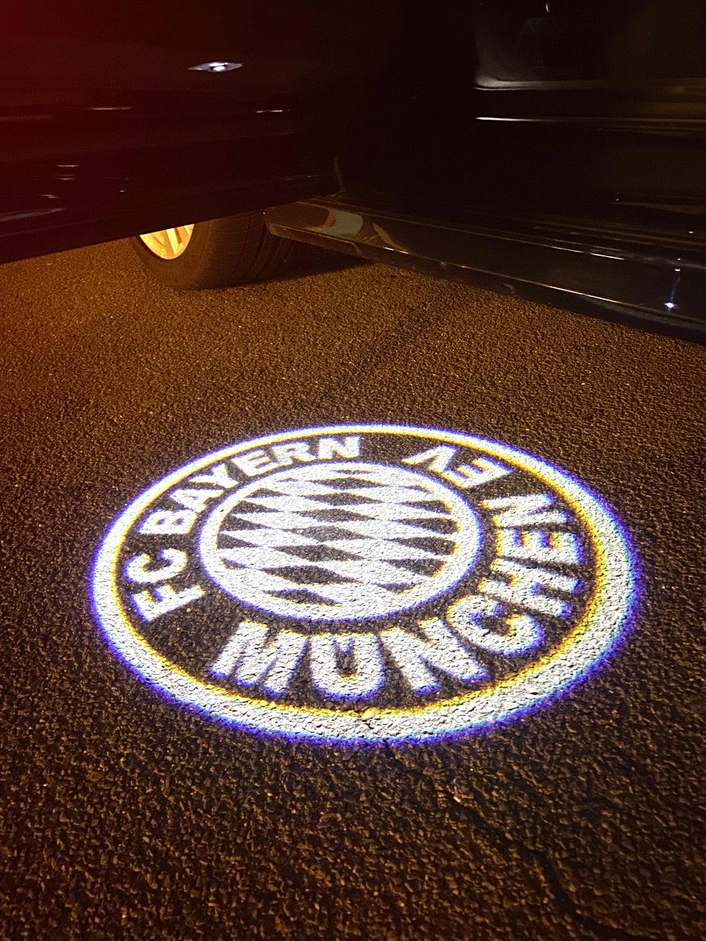 Fußball CLUB Logo Nr.258 (Menge 1 = 2 Logofilme /2 Türleuchten)