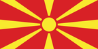 Severna Makedonija Република Северна Македонија  National Flag  logo door lights (quantity 1 = 1 sets / 2 logo film /  Can replace of lights  other logos )